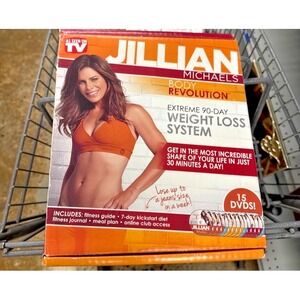 Jillian Michaels Body Revolution Extreme 90 Day Weight Loss 2012 15-Disc Box Set